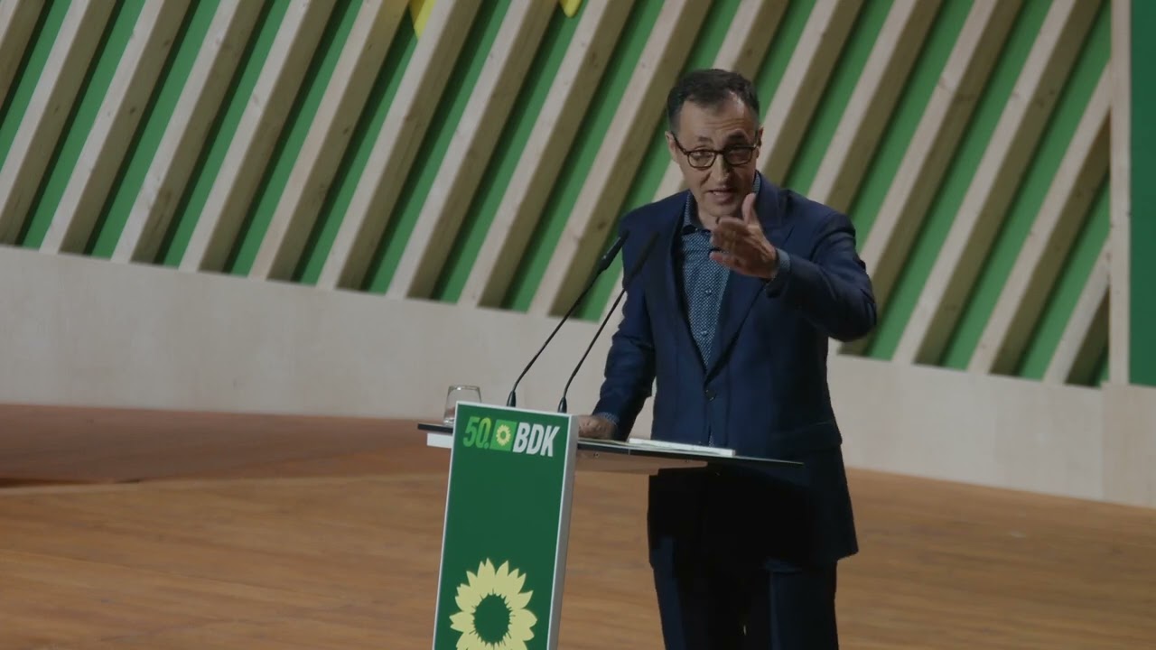 Cem Özdemir auf der 50. BDK in Wiesbaden